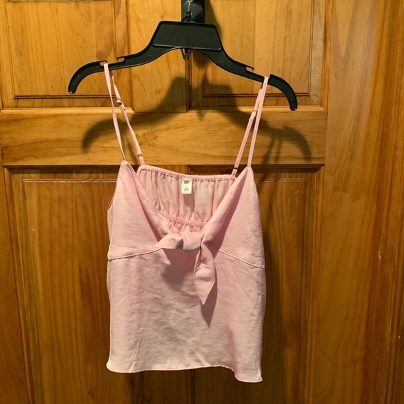 BP Bow Detail Tank Top In Pink Opal Large NWT - Picture 2 of 6